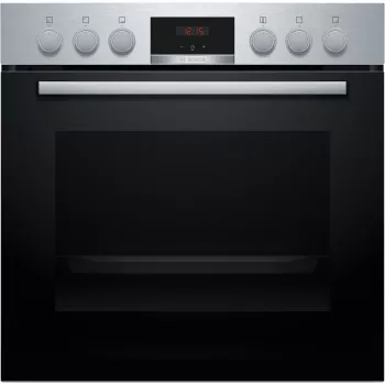 Bosch HND415LS62 Built-in Oven and Ceramic Hob Set, 71L, 7 Functions, Stainless Steel