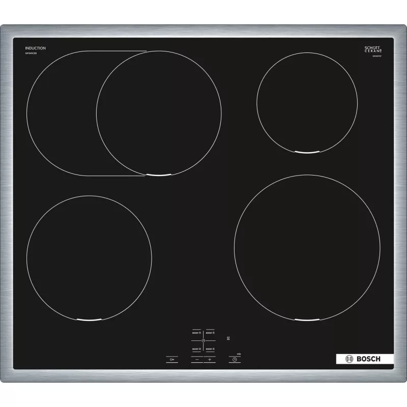 Bosch HND415LS62 Built-in Oven and Ceramic Hob Set, 71L, 7 Functions, Stainless Steel