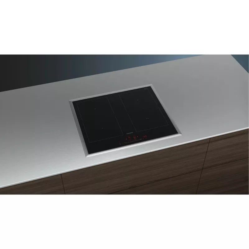 Siemens ED645HQC1E iQ500 Induction Hob 60 cm Black, Surface-Mounted with Frame