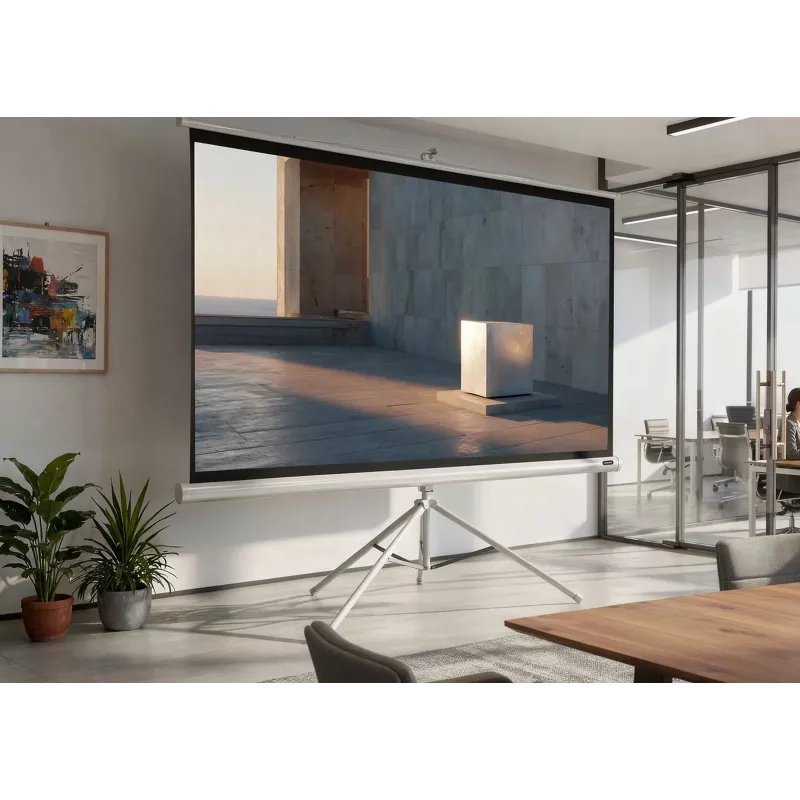celexon Economy Tripod Projector Screen 133 x 133 cm White Edition