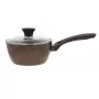 NEWILL Natura Sauce Pot with Glass Lid 18 cm Induction Brown