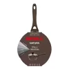 NEWILL Natura Sauce Pot with Glass Lid 18 cm Induction Brown