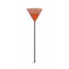 HORTUS Leaf Rake with Aluminium Handle, Orange 45 cm Head, 20 Tines