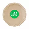 GOGREEN Compostable Sugar Cane Plates with Go Green Pattern Ø23cm 10 pcs