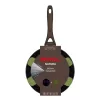 NEWILL Natura 24 cm Induction Frying Pan with Protective Rim, Brown