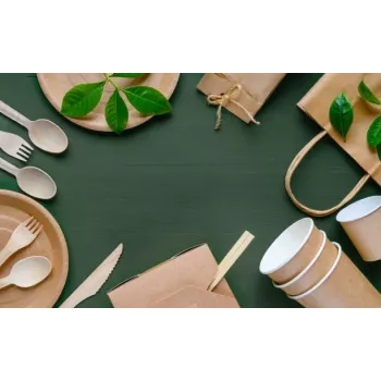 GoGreen Compostable Reed Straws 20 pcs Natural Drinking Straws