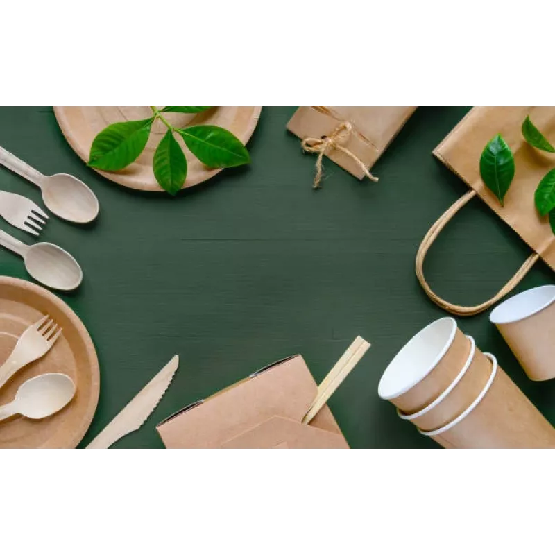 GoGreen Compostable Reed Straws 20 pcs Natural Drinking Straws