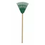 HORTUS Small Hand Rake with Handle Green 20 cm 14 Tines