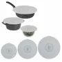 ASI COLLECTION Silicone Lid Set of 3 Ø20/26/30cm Grey