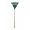 HORTUS Leaf Rake with Handle Green 45 cm (20 Tines)