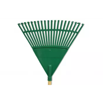 HORTUS Leaf Rake with Handle Green 45 cm (20 Tines)