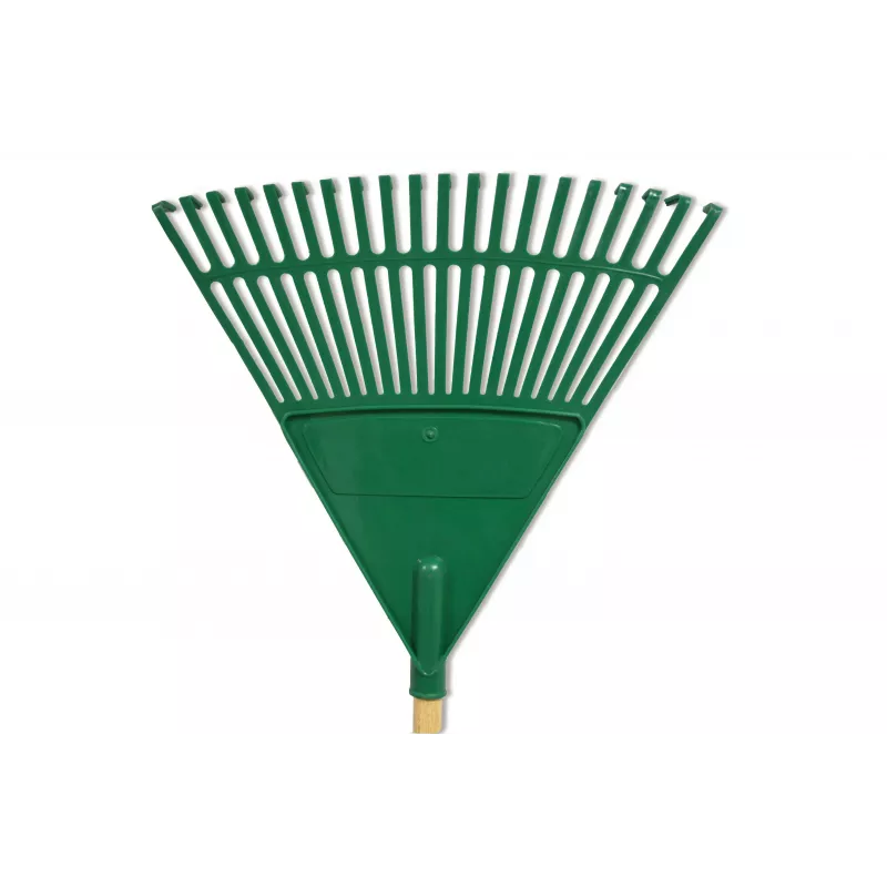 HORTUS Leaf Rake with Handle Green 45 cm (20 Tines)