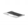 HP ProBook 450/455 G6 G7 Top Cover Assembly with Backlit Keyboard, Touchpad, Palmrest - Natural Silver