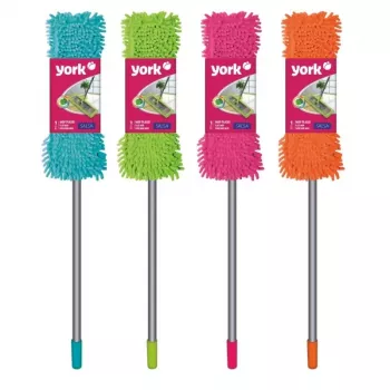 YORK Floor Brush SALSA - 35 cm Rubber Bristle Squeegee Head for Hard Floors