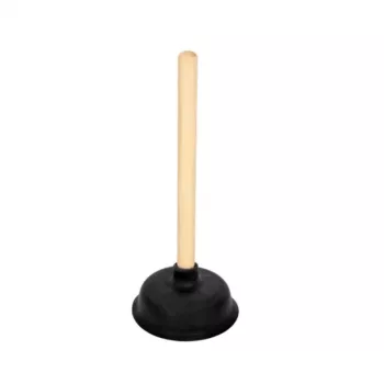 YORK Sink Cleaner with Wooden Handle - Flexible Stainless Steel Drain Brush, 60 cm