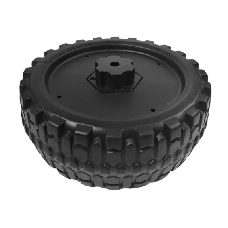 LEAN CARS Rear Wheel for XMX611 - 250 mm All-Terrain Replacement Wheel, Hexagonal Drive Shaft, 12V Ride-On Car Compatible