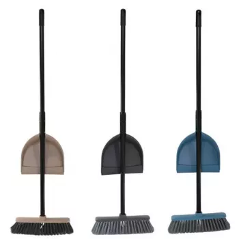 YORK Tandem Floor Brush with Handle and Dustpan