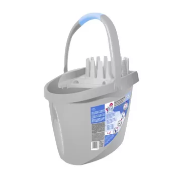YORK BACTERIA STOP Bucket with Push Button 12 L Grey
