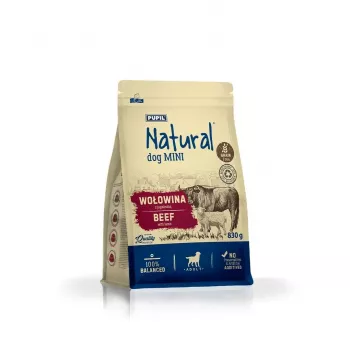 NATURAL Beef with Lamb Mini Dry Dog Food for Adult Small Breeds, 830g