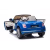 LEAN CARS Battery-Powered Bentley Mulsanne Blue Painted 12V Kids Ride-On Car