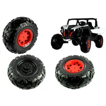 LEAN CARS EVA Wheel for XMX Buggy – 250 mm Replacement Wheel, Black