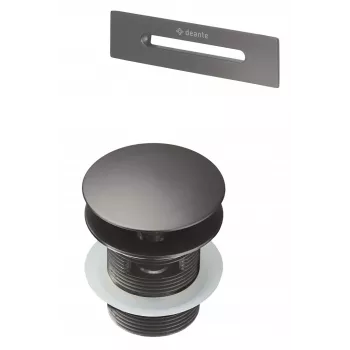 DEANTE Bathtub Waste and Overflow Set with Click-Clack Stopper, Chrome