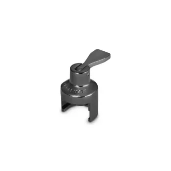 Le Creuset SW-101 Champagne Crown Sparkling Wine Stopper Black Nickel