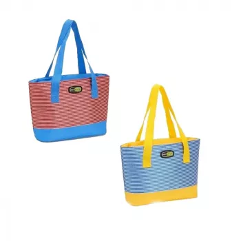 GIOSTYLE Thermal Bag Beach Small Assorted Red/Blue/Yellow 7L