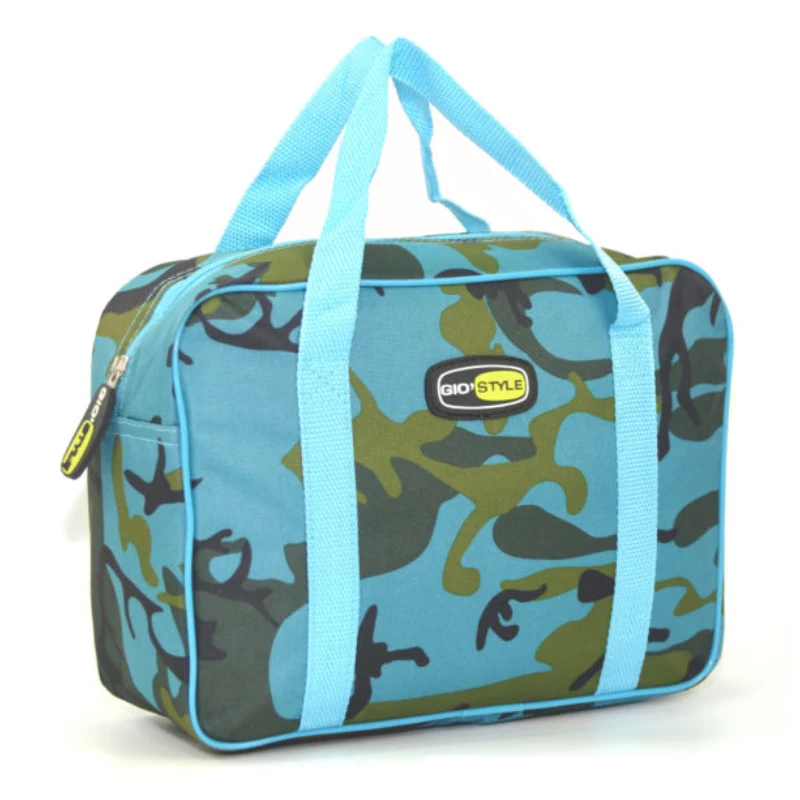GIOSTYLE Camouflage 12L Thermal Bag, Assorted Colors (Fuchsia/Blue/Yellow/White)
