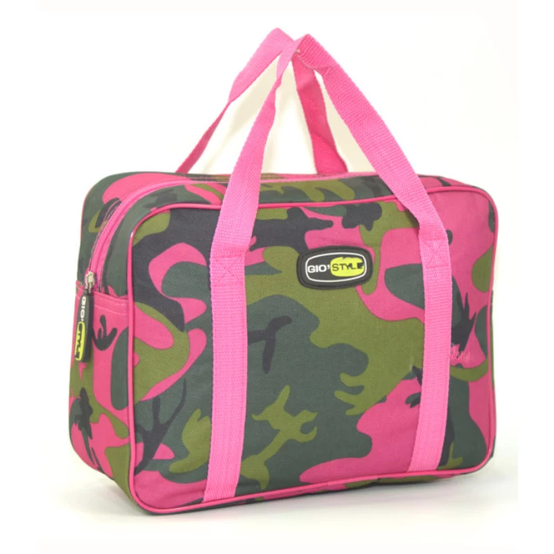 GIOSTYLE Camouflage 12L Thermal Bag, Assorted Colors (Fuchsia/Blue/Yellow/White)