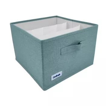 ORDINETT Box Cube 29x29x18.5 cm Mint Storage Box with Lid