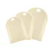 GIOSTYLE Cutting Board Set, 3 Pieces, Polypropylene, Cream, Rectangular, with Juice Groove and Hanging Hole