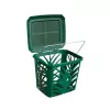 BIOBAG Biowaste Basket MaxAir 7L 24x19.7x20.5cm Green