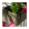 STEFANPLAST Balcony Set with Automatic Watering System and Metal Support 50x18x17 cm Green