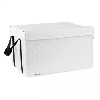 ORDINETT Storage Box M 41x31x25cm Cotton Grey
