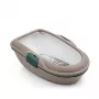 STEFANPLAST Cat Toilet Furba Chic 59x39x22 cm Light Grey/Green