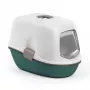 STEFANPLAST Furba Top Chic Hooded Cat Litter Box 58.5x39.4x42.7 cm White/Green