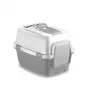 STEFANPLAST WivaCat Closed Cat Toilet 55x40x40 cm White/Grey