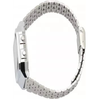Casio AQ230A-7DMQD Unisex Retro Analog-Digital Watch, White/Silver