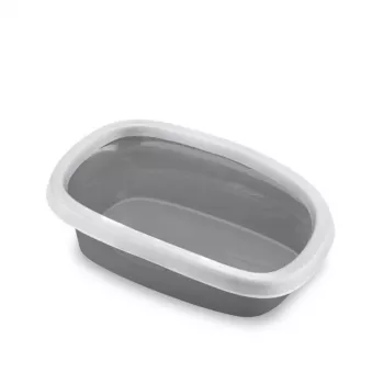 STEFANPLAST Cat Litter Tray Sprint 20 58x39x17 cm White/Grey
