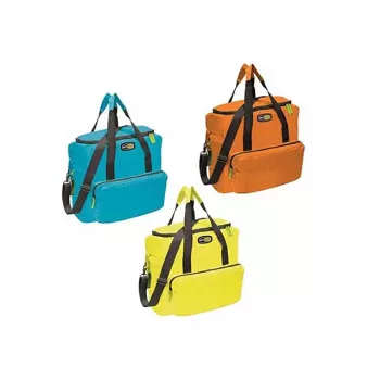 GIOSTYLE Thermal Bag Vela+ XL Assorted, Light Blue/Yellow/Orange