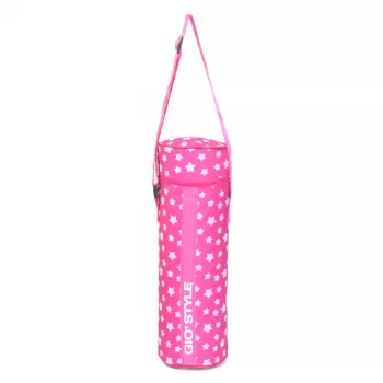 GIOSTYLE Thermal Bottle Bag Stars Assorted Red/Green/Blue/Pink