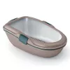 STEFANPLAST Cat Toilet Furba Chic Maxi 69.5x47x26 cm Light Grey/Green