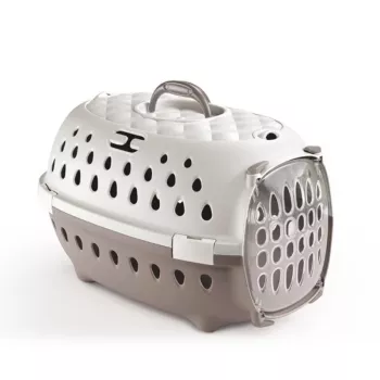 STEFANPLAST Travel Chic Pet Carrier 50x34.5x32 cm White/Light Grey