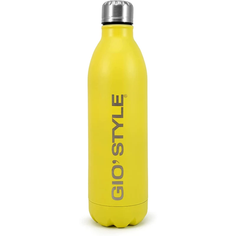 GIOSTYLE Thermos Energy 1L Vacuum Insulated Bottle Red/Light Blue/Yellow/Green