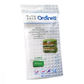ORDINETT Vacuum Storage Bag Ordispace Cube 67x100x40cm with Integrated Box
