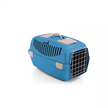 STEFANPLAST Gulliver 2 Pet Carrier with Metal Door 55x36x35 cm Blue