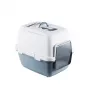 STEFANPLAST Cathy Comfort Hooded Cat Litter Box 58x45x48 cm White/Blue
