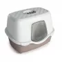 STEFANPLAST Cat Toilet Tres Chic Indoor Filter, 56x39x39 cm, White/Light Grey
