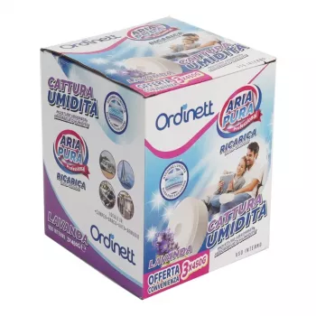 ORDINETT Moisture Absorbent Refill Tablets 450g x 3 pcs Lavender